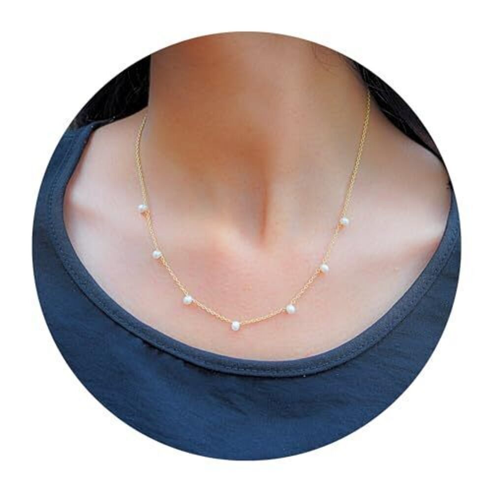 2978 Pearl Necklaces - Chunky & Dainty Real Freshwater Pearl Necklace